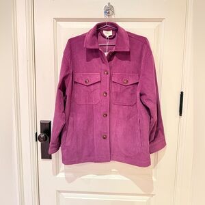Art Love Paris Purple Corduroy Jacket US L/XL